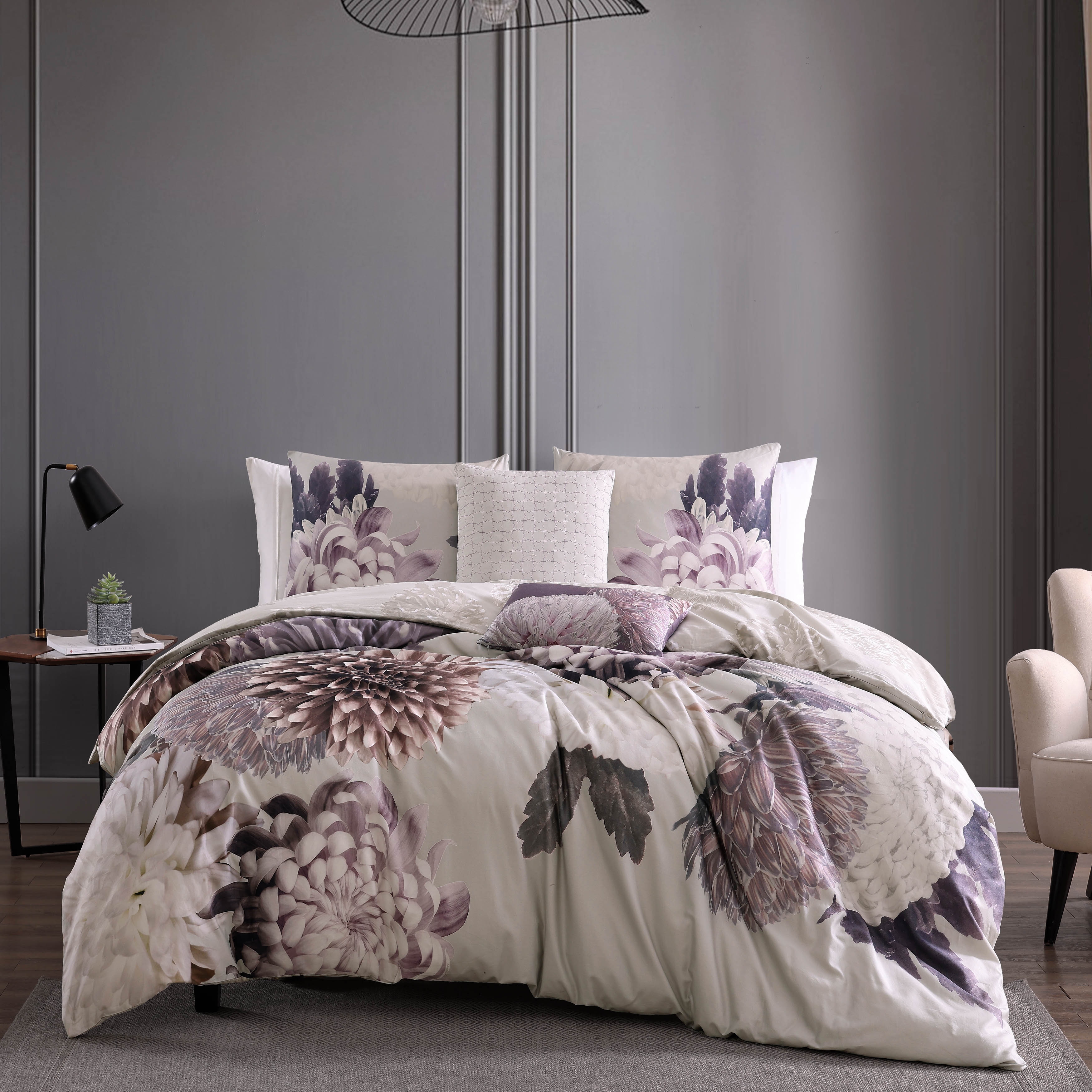 Purple 5 Piece Comforters and Sets Bed Bath Beyond